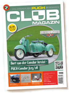 Cover CLUB Magazin Nr. 26 - Das Magazin für PUCH Enthusiasten!